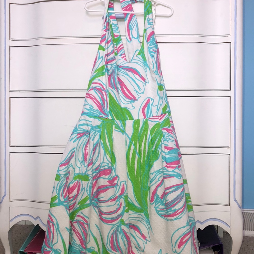 Open Back Lilly Pulitzer Spring Colored Dress